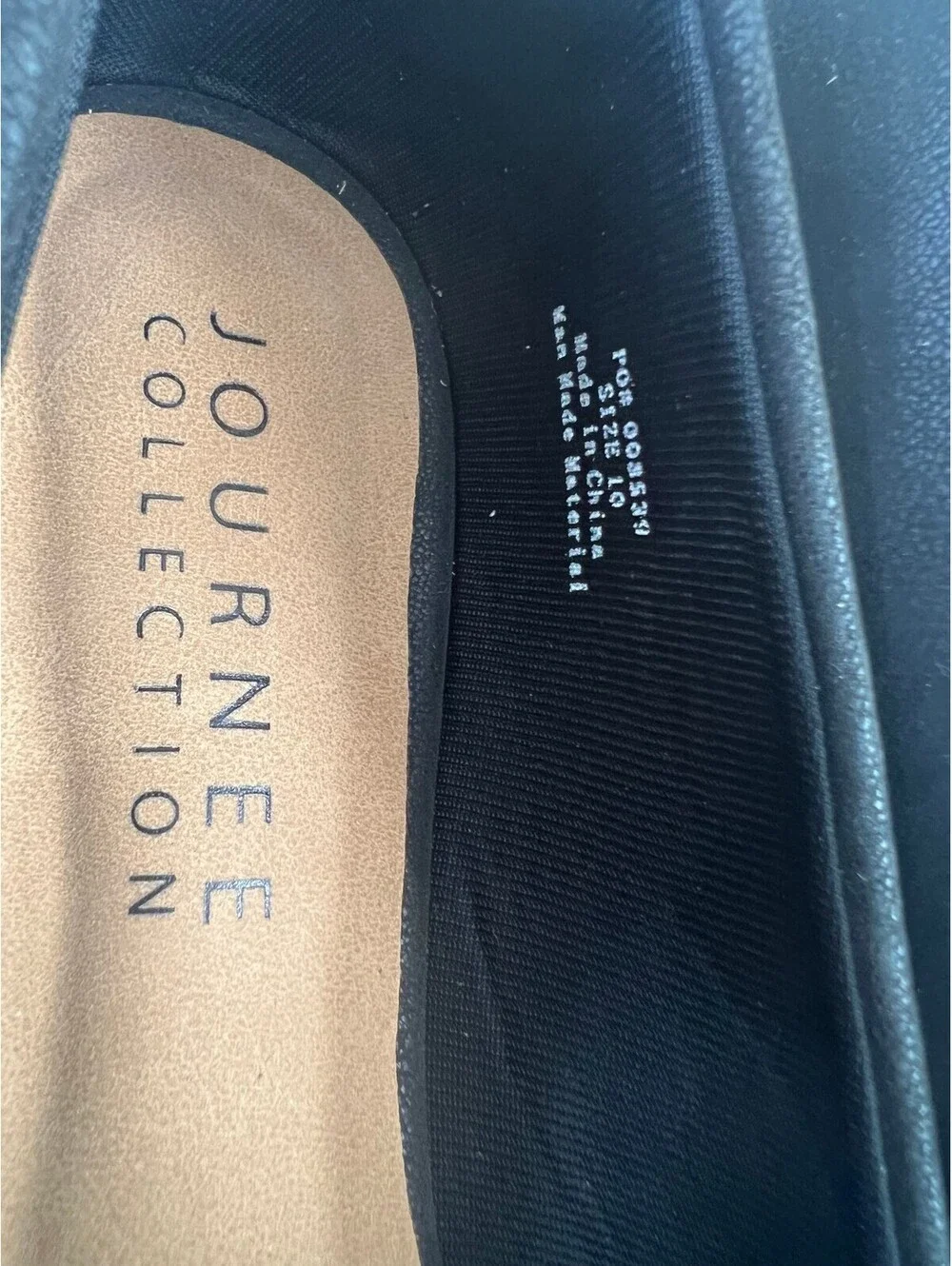 Journee Collection Womens Muriel Slip on Pointed Toe Loafer Flats, Size, 10